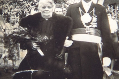 1951! König Wilhelm Verhülsdonk mit seiner Königin Dora!