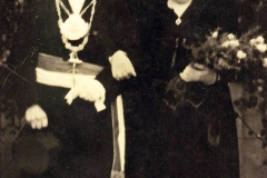 1952! König Bernhard Elbers mit seiner Königin Mechthilde!