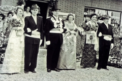 1965! König Karl Pesch mit seiner Königin Anna und seinem Gefolge Erwin und Käthe Willemsen sowie Johann und Maria Hendrix!