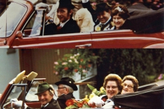 1978! König Karl-Heinz Hansen mit seiner Königin Adelgunde und seinem Gefolge Anton und Johanna Meiser sowie Edmund und Lisbeth Rimatzki!